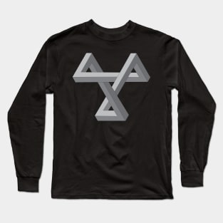 Impossible triangle geometry Long Sleeve T-Shirt